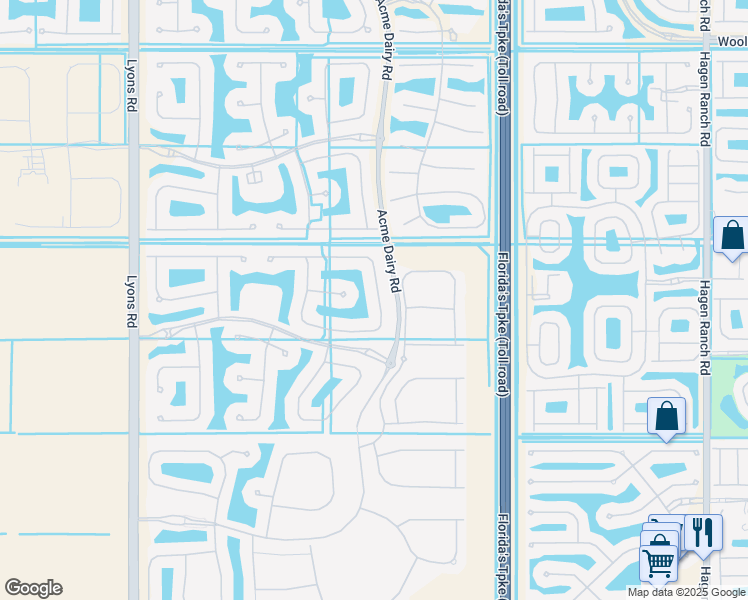 map of restaurants, bars, coffee shops, grocery stores, and more near 8093 Emerald Winds Circle in Boynton Beach