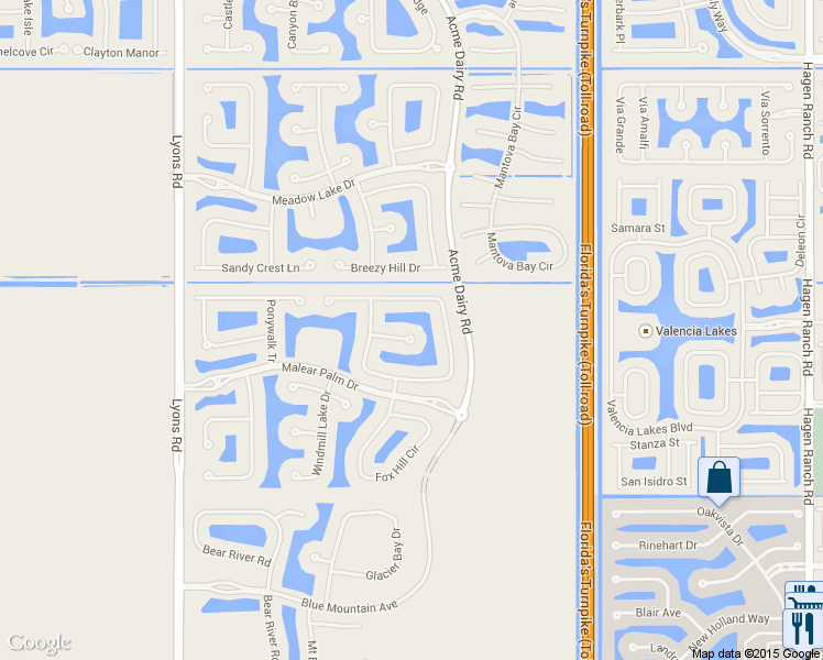 map of restaurants, bars, coffee shops, grocery stores, and more near 8521 Briar Rose Point in Boynton Beach