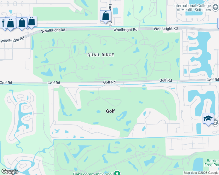 map of restaurants, bars, coffee shops, grocery stores, and more near 24 Country Road in Boynton Beach