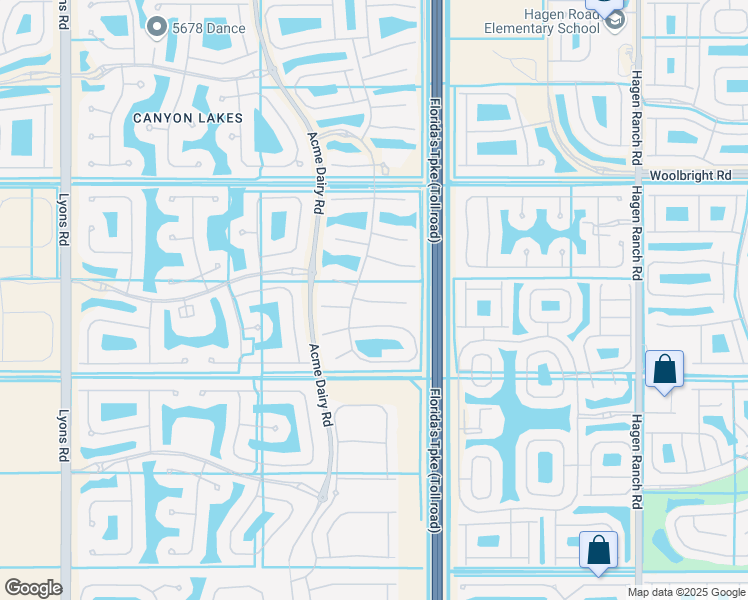 map of restaurants, bars, coffee shops, grocery stores, and more near 8120 Pinnacle Pass Way in Boynton Beach