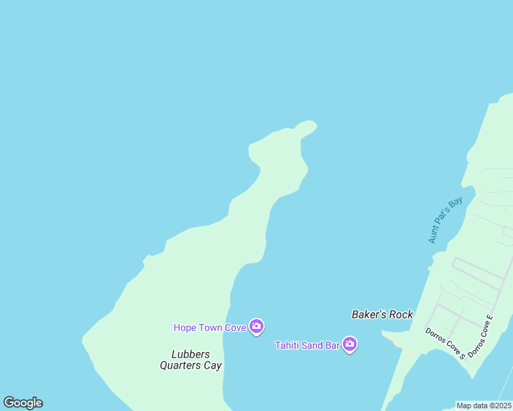 map of restaurants, bars, coffee shops, grocery stores, and more near Dorros Cove West in Elbow Cay