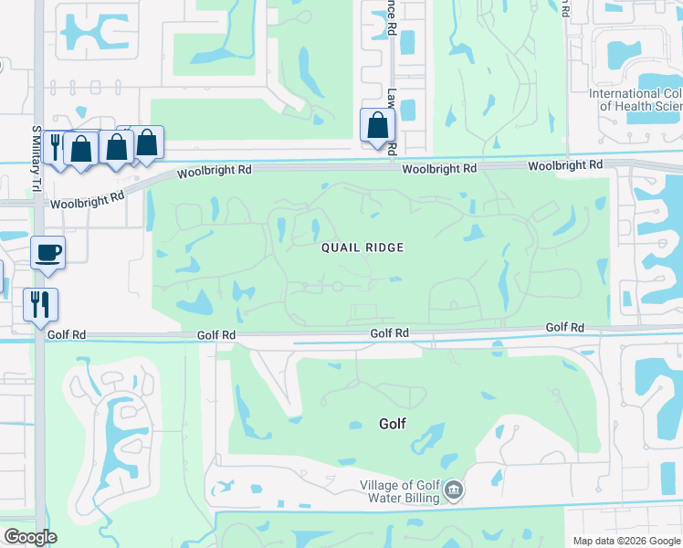 map of restaurants, bars, coffee shops, grocery stores, and more near 4143 Kittiwake Court in Boynton Beach