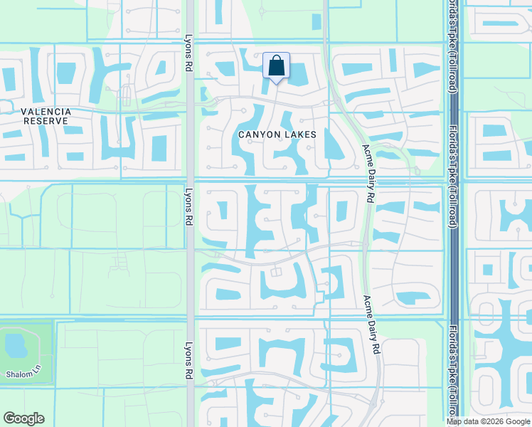 map of restaurants, bars, coffee shops, grocery stores, and more near 8746 Caraway Lake Court in Boynton Beach