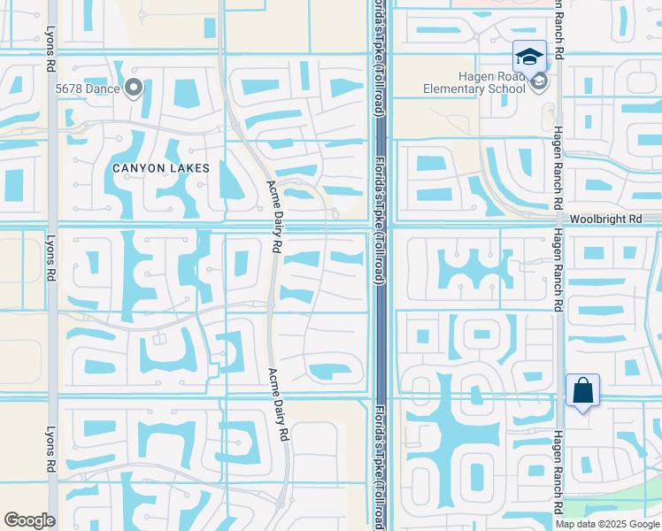 map of restaurants, bars, coffee shops, grocery stores, and more near 8163 Santalo Cove Court in Boynton Beach