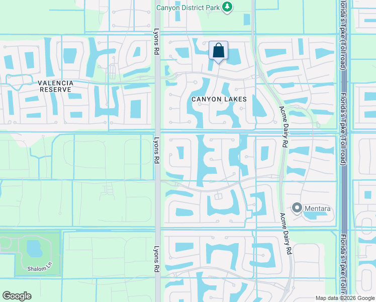 map of restaurants, bars, coffee shops, grocery stores, and more near 11160 Brandywine Lake Way in Boynton Beach