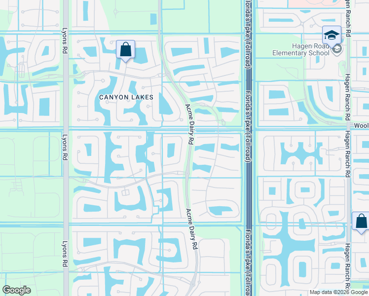 map of restaurants, bars, coffee shops, grocery stores, and more near 11133 Misty Ridge Way in Boynton Beach
