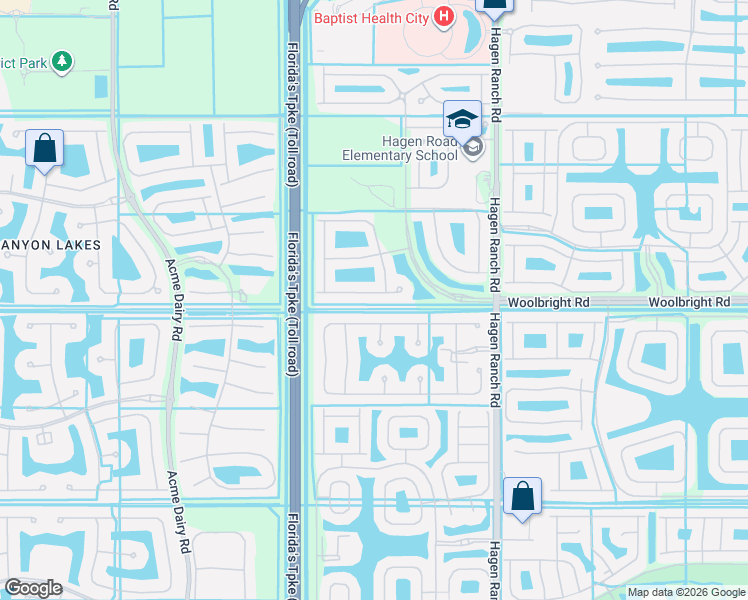 map of restaurants, bars, coffee shops, grocery stores, and more near 7639 Via Grande in Boynton Beach