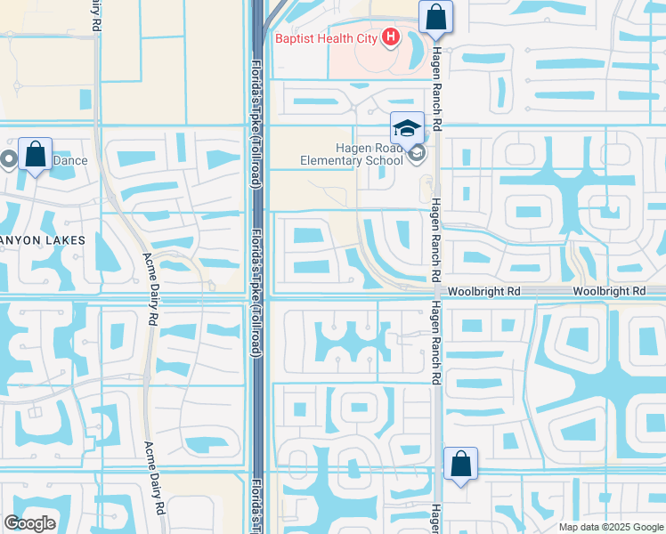 map of restaurants, bars, coffee shops, grocery stores, and more near 7810 Parsons Pine Drive in Boynton Beach