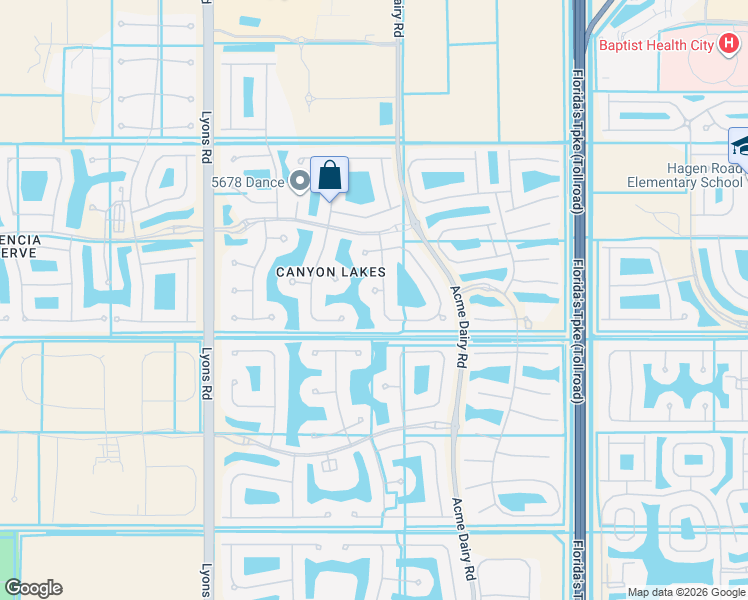 map of restaurants, bars, coffee shops, grocery stores, and more near 10838 Sunset Ridge in Boynton Beach