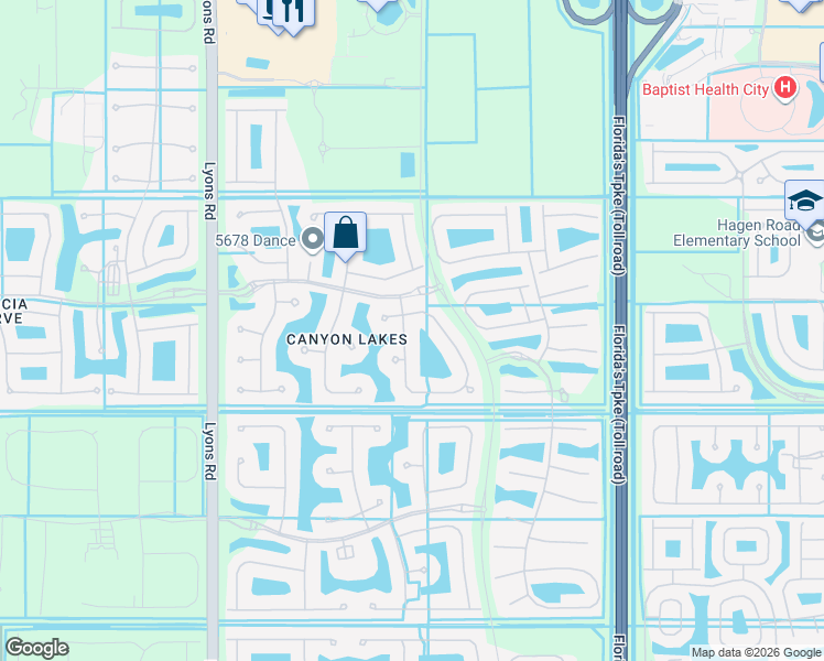 map of restaurants, bars, coffee shops, grocery stores, and more near 10774 Sunset Ridge in Boynton Beach