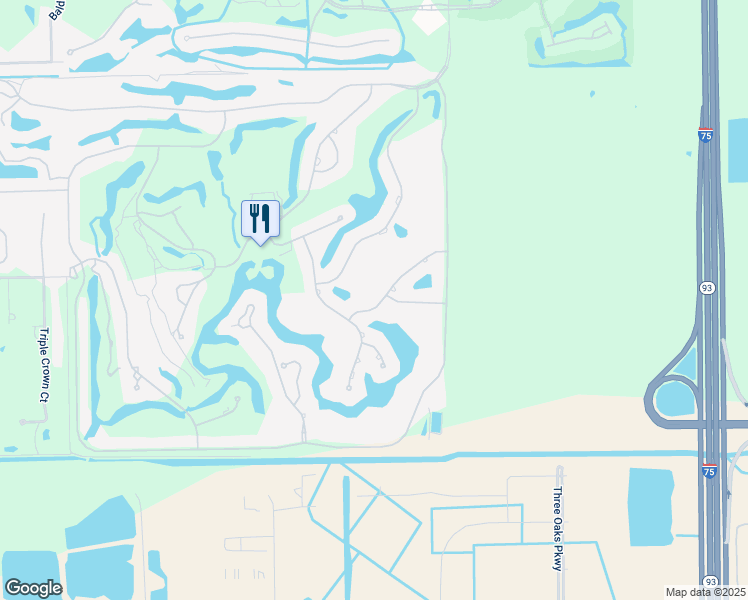 map of restaurants, bars, coffee shops, grocery stores, and more near 15560 Greenock Lane in Fort Myers
