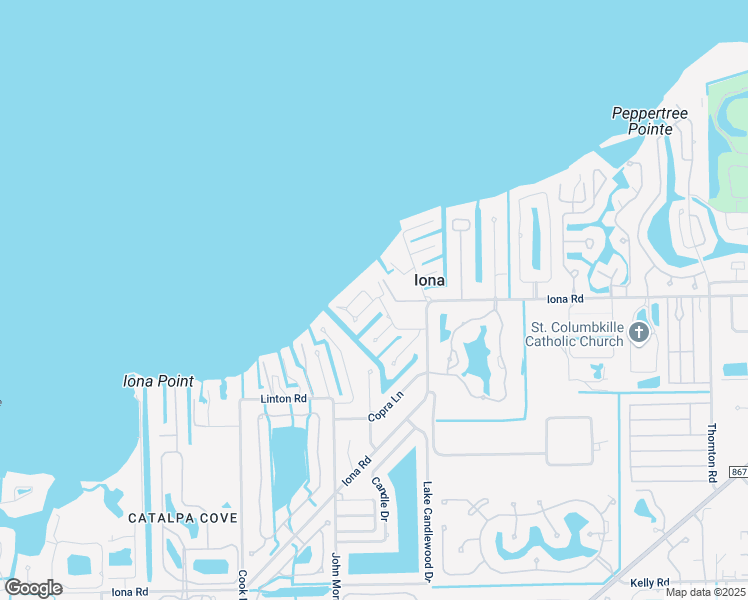 map of restaurants, bars, coffee shops, grocery stores, and more near 15251 Tahitian Drive in Fort Myers