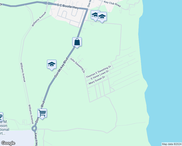 map of restaurants, bars, coffee shops, grocery stores, and more near in Marsh Harbour