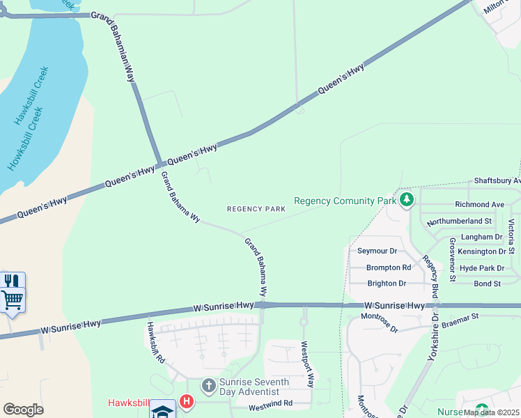 map of restaurants, bars, coffee shops, grocery stores, and more near in Freeport