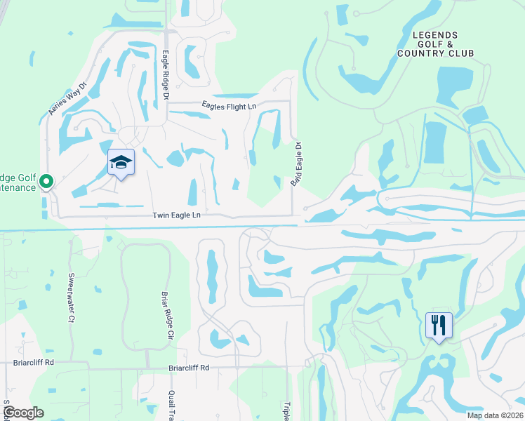 map of restaurants, bars, coffee shops, grocery stores, and more near 7831 Twin Eagle Lane in Fort Myers