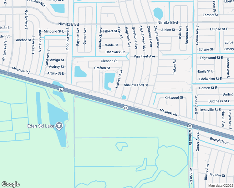 map of restaurants, bars, coffee shops, grocery stores, and more near 1153 Edgerton Avenue in Lehigh Acres