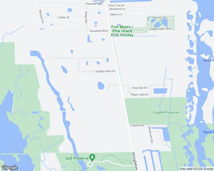 map of restaurants, bars, coffee shops, grocery stores, and more near 3935 Sylvan Lake Circle in Saint James City