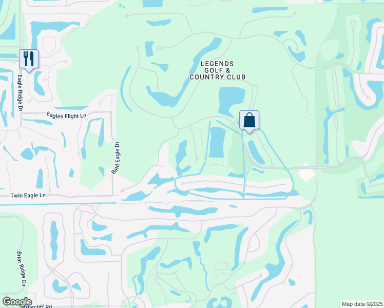 map of restaurants, bars, coffee shops, grocery stores, and more near 14530 Farrington Way in Fort Myers
