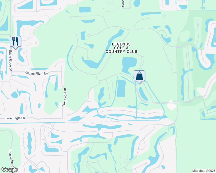 map of restaurants, bars, coffee shops, grocery stores, and more near 14501-14599 Farrington Way in Fort Myers