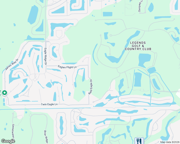 map of restaurants, bars, coffee shops, grocery stores, and more near 14660 Bald Eagle Drive in Fort Myers