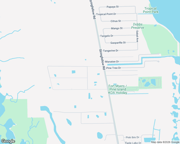 map of restaurants, bars, coffee shops, grocery stores, and more near 4099 Pinetree Boulevard in Saint James City