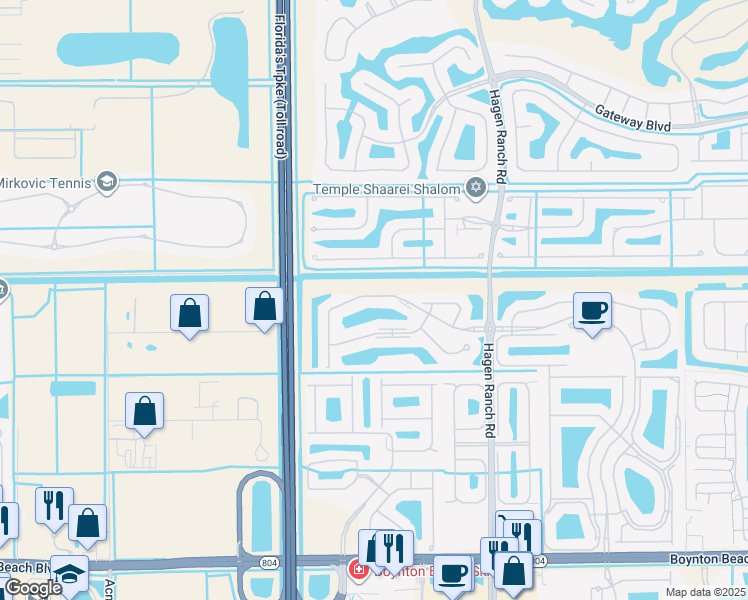 map of restaurants, bars, coffee shops, grocery stores, and more near 7768 Majestic Palm Drive in Boynton Beach