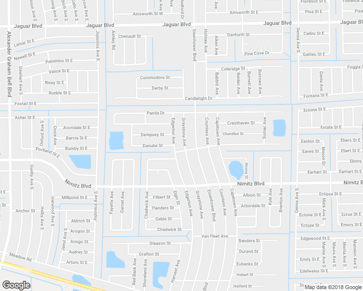 map of restaurants, bars, coffee shops, grocery stores, and more near 938 Graystone Avenue in Lehigh Acres