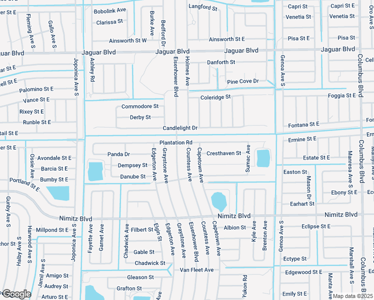 map of restaurants, bars, coffee shops, grocery stores, and more near 910 Countess Avenue in Lehigh Acres