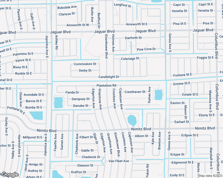 map of restaurants, bars, coffee shops, grocery stores, and more near 908 Countess Avenue in Lehigh Acres