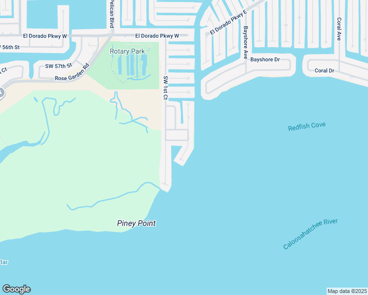 map of restaurants, bars, coffee shops, grocery stores, and more near 5926 Southwest 1st Avenue in Cape Coral
