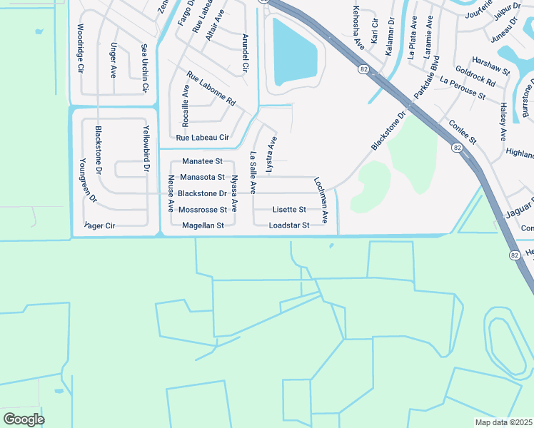 map of restaurants, bars, coffee shops, grocery stores, and more near 243 Lisette Street in Fort Myers