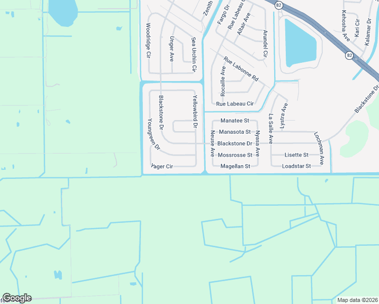 map of restaurants, bars, coffee shops, grocery stores, and more near 885 Youngreen Drive in Fort Myers