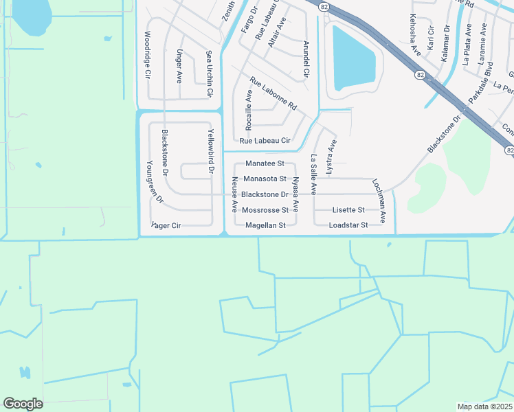 map of restaurants, bars, coffee shops, grocery stores, and more near 213 Mossrosse Street in Fort Myers