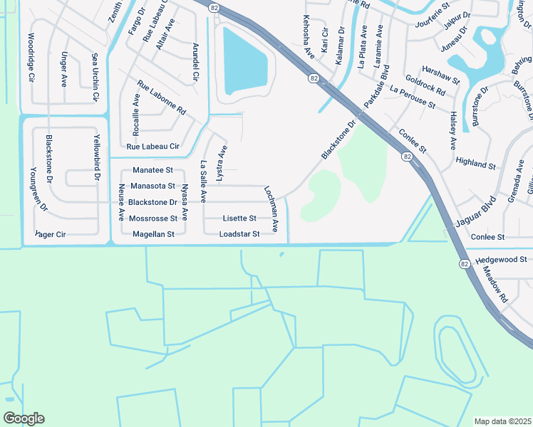 map of restaurants, bars, coffee shops, grocery stores, and more near 265 Lisette Street in Fort Myers