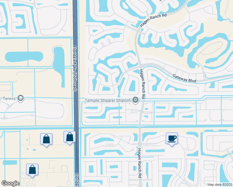 map of restaurants, bars, coffee shops, grocery stores, and more near 7657 Trapani Lane in Boynton Beach