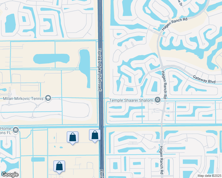 map of restaurants, bars, coffee shops, grocery stores, and more near 7900 Rockford Road in Boynton Beach
