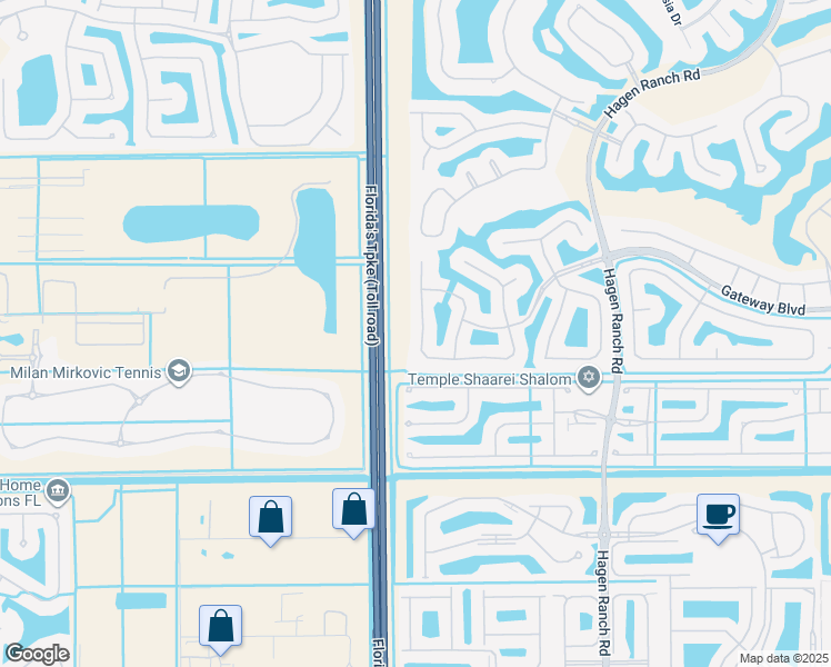 map of restaurants, bars, coffee shops, grocery stores, and more near 7904 Rockford Road in Boynton Beach