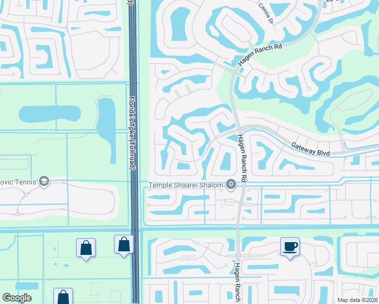map of restaurants, bars, coffee shops, grocery stores, and more near 7772 Carrington Court in Boynton Beach