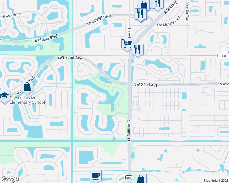 map of restaurants, bars, coffee shops, grocery stores, and more near 9189 Beverly Court in Boynton Beach