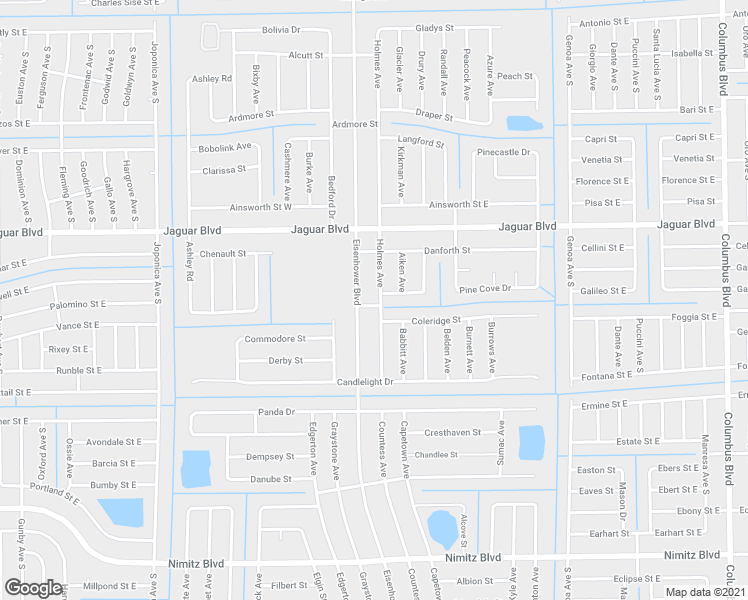 map of restaurants, bars, coffee shops, grocery stores, and more near 836 Holmes Avenue in Lehigh Acres