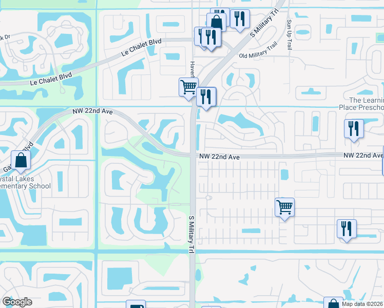 S Military Trail & Gateway Blvd, Boynton Beach FL Walk Score