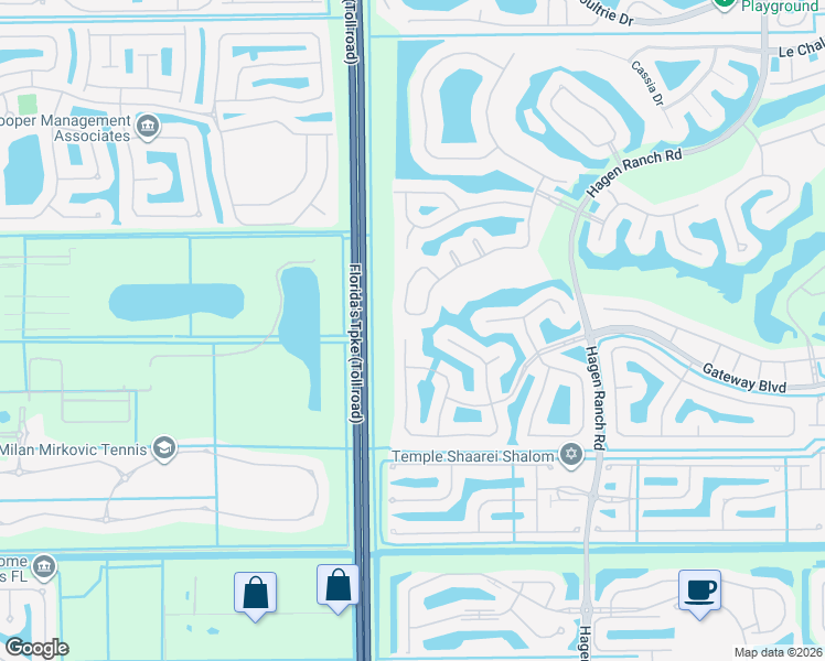 map of restaurants, bars, coffee shops, grocery stores, and more near 7828 Dorchester Road in Boynton Beach