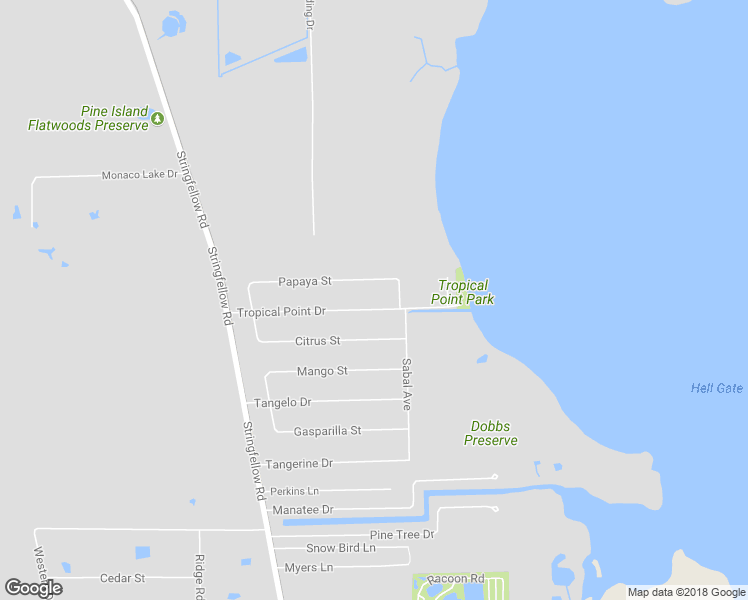 map of restaurants, bars, coffee shops, grocery stores, and more near 3516 Tropical Point Drive in Saint James City