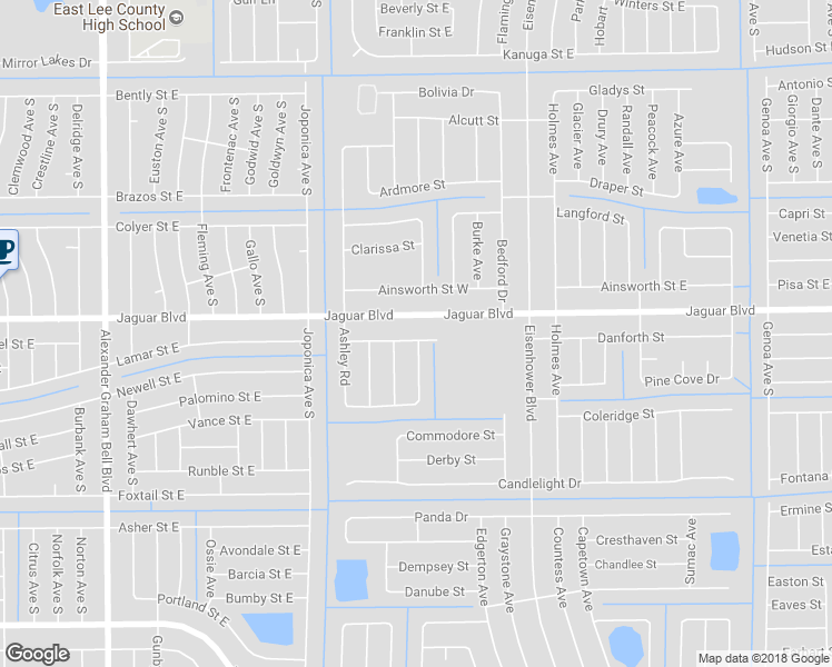 map of restaurants, bars, coffee shops, grocery stores, and more near 937 Chenault Street in Lehigh Acres