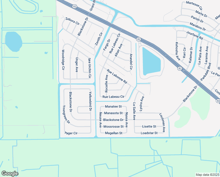 map of restaurants, bars, coffee shops, grocery stores, and more near 211 Des Cartes Street in Fort Myers