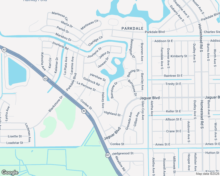 map of restaurants, bars, coffee shops, grocery stores, and more near 455 Burrstone Drive in Lehigh Acres