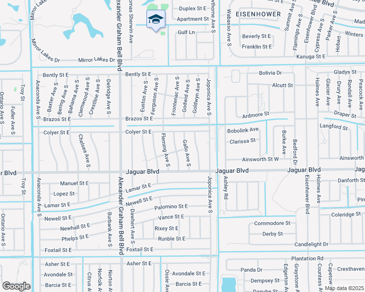 map of restaurants, bars, coffee shops, grocery stores, and more near 764 Gallo Avenue South in Lehigh Acres