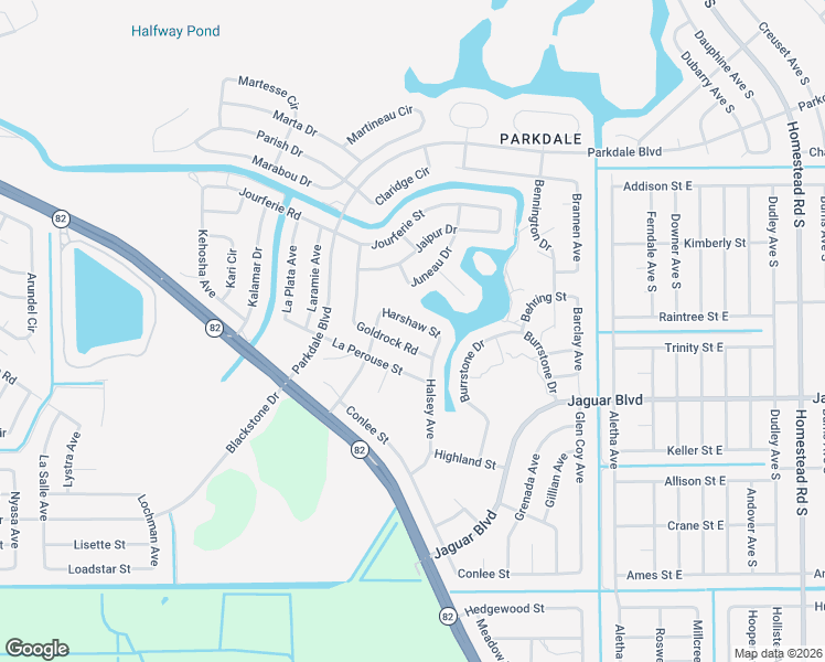 map of restaurants, bars, coffee shops, grocery stores, and more near 420 Harshaw Street in Lehigh Acres