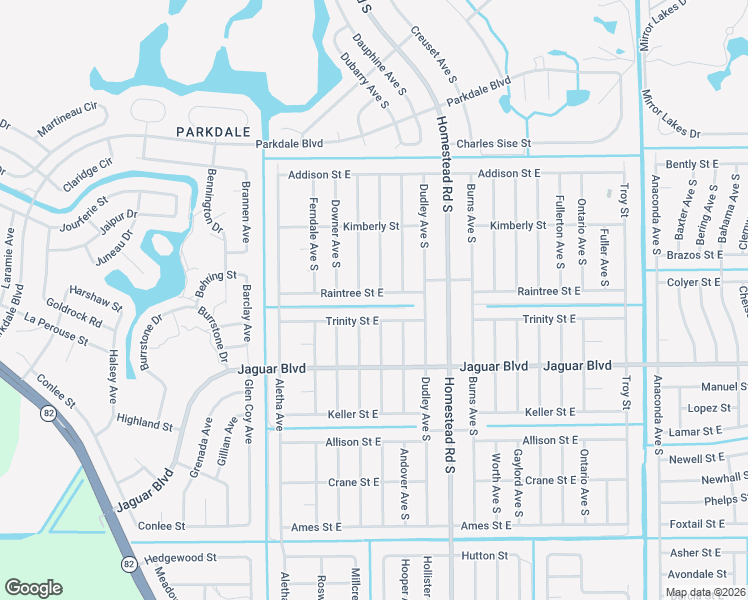 map of restaurants, bars, coffee shops, grocery stores, and more near 534 Raintree Street East in Lehigh Acres