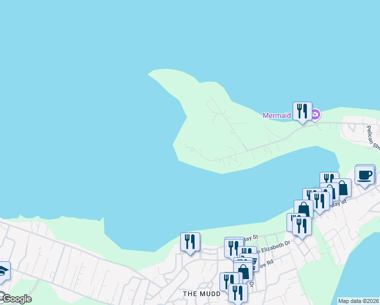 map of restaurants, bars, coffee shops, grocery stores, and more near in Marsh Harbour